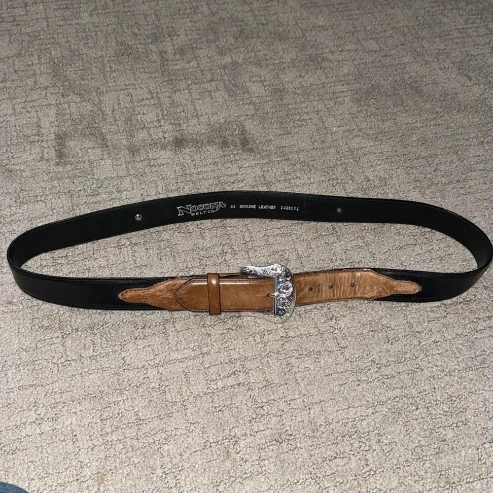 Nocona Belt Co Genuine Leather Belt, size 44.